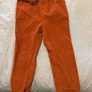 Rust Corduroy Joggers